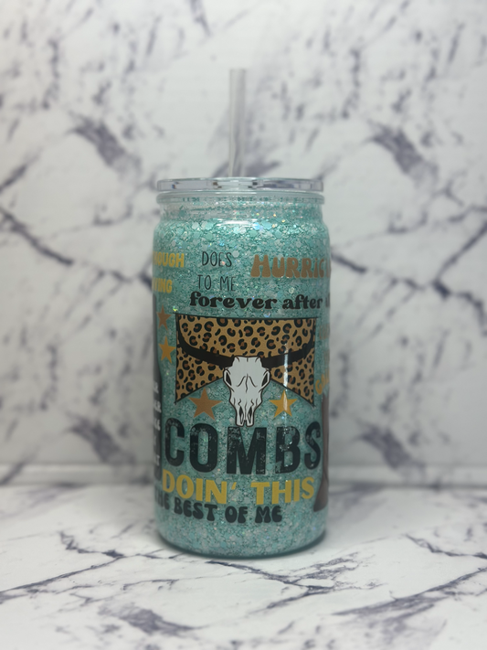 Pre-made 16oz Acrylic Snow Globe - Luke Combs